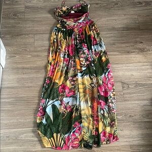 Agua Bendita Multicolor Dress